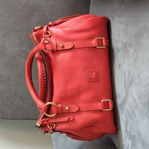 Florentine satchel in strawberry